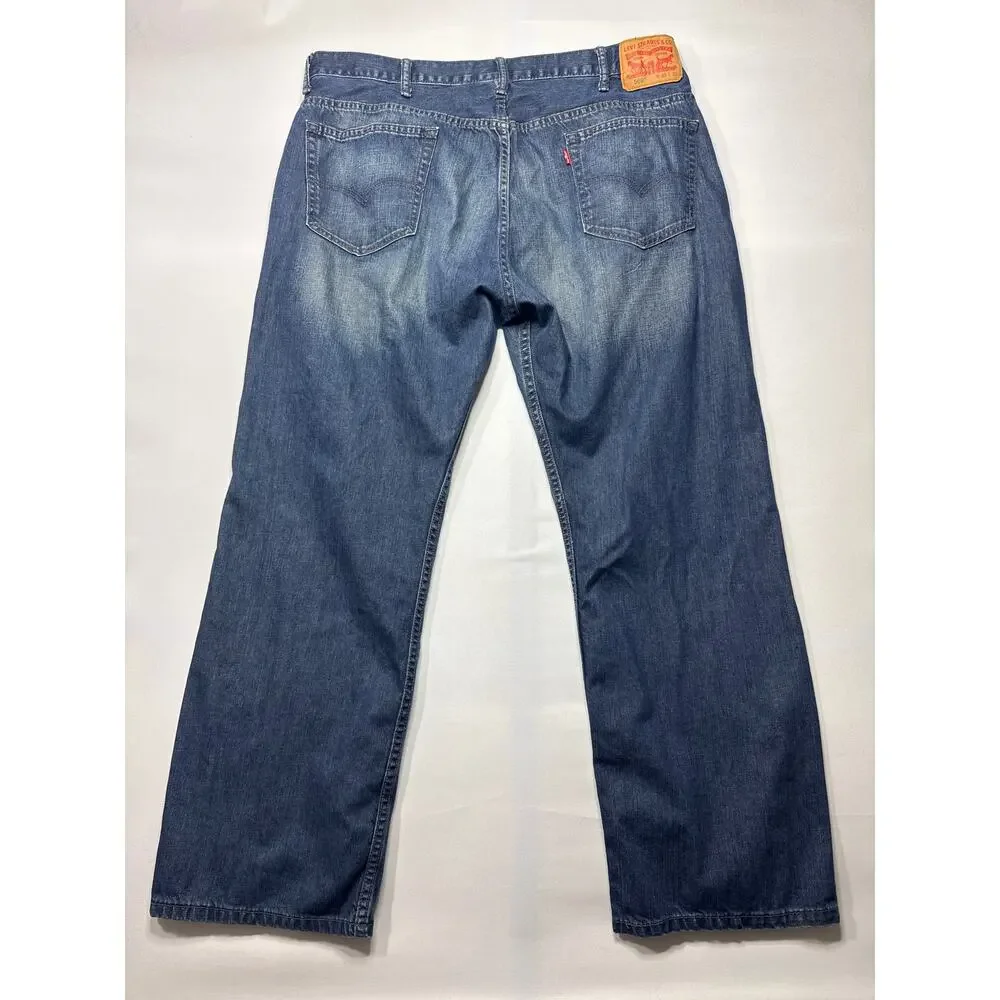 Levi's 569 Men's Loose Straight Leg Blue Jeans - Size 40x32 (40x30)‎